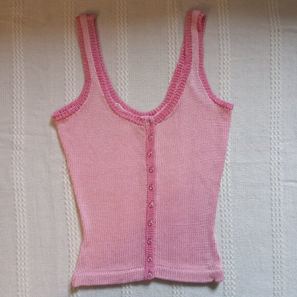 shanie jacobs Tops - NWOT VINTAGE Shanie Jacobs Hand knit Crop Top